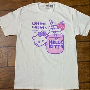 Kawaii Hello Kitty Graphic Tee Size Medium
